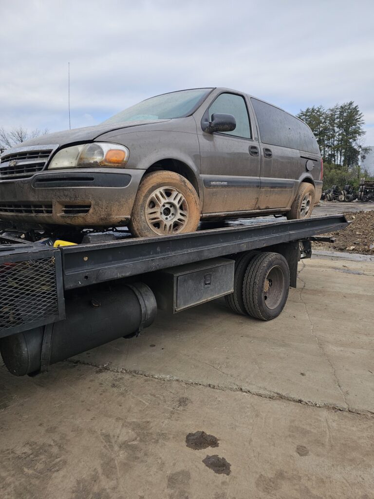 removing junk car